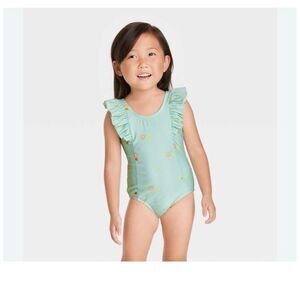Cat &Jack Toddler Girls' Fruit One Piece Swimsuit size 18 months